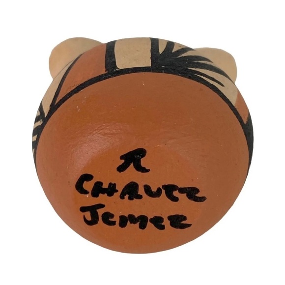Jemez Pottery Artist Signed R Chavez Wedding Vase Vintage  Southwestern - Picture 3 of 5